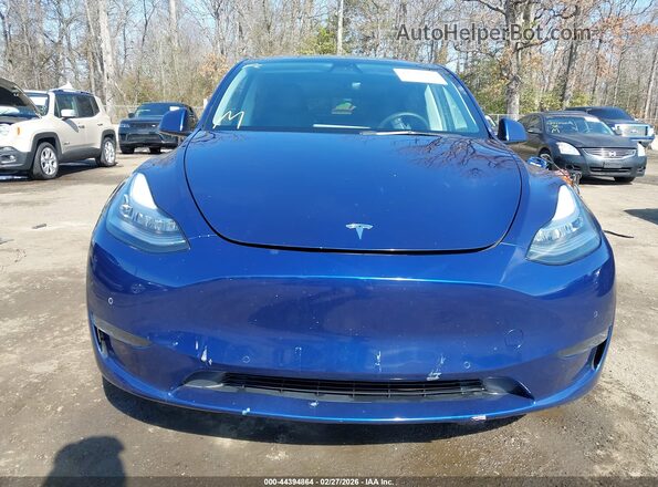 5YJYGDEE6MF305455 2021 TESLA MODEL Y Blue Սարքավորումների վահանակի տեսք