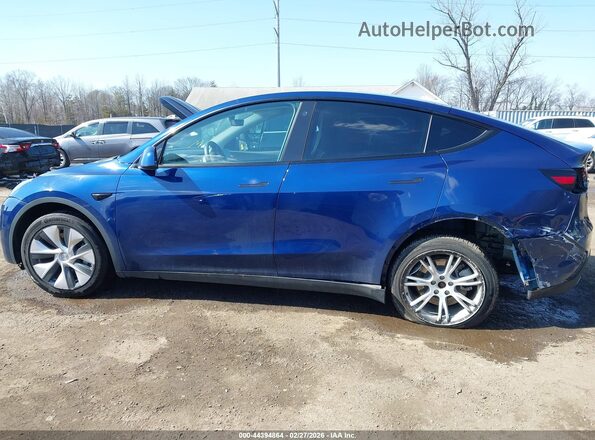 5YJYGDEE6MF305455 2021 TESLA MODEL Y Blue Սալոնի 360 աստիճան տեսք