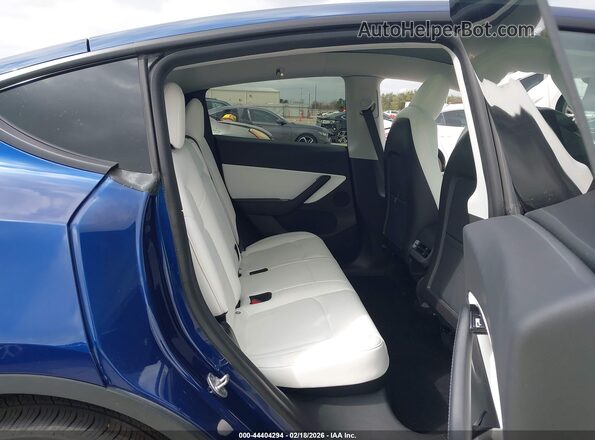 5YJYGDEE8LF021033 2020 TESLA MODEL Y Blue Vista de la etiqueta del VIN