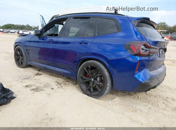 5YM13EC0XR9W09293 2024 BMW X3 Синий Задняя левая четверть