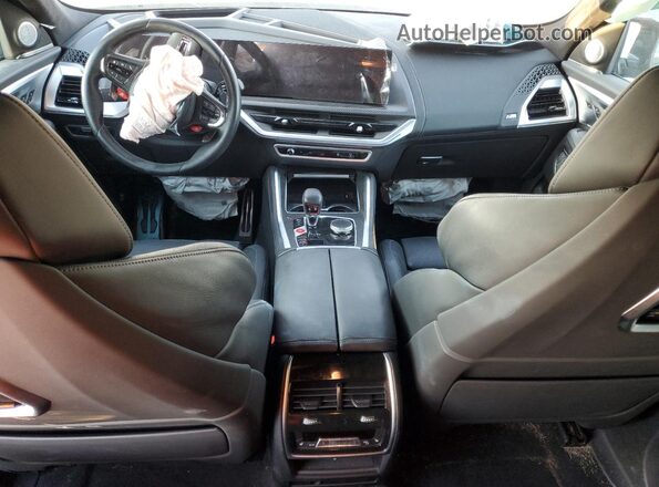 5YM23CS09P9S42765 2023 BMW XM Black Вид панелі приладів