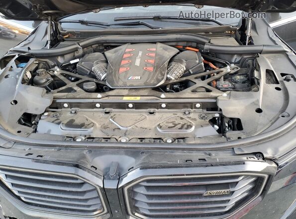 5YM23CS09P9S42765 2023 BMW XM Black Вид задньої частини салону