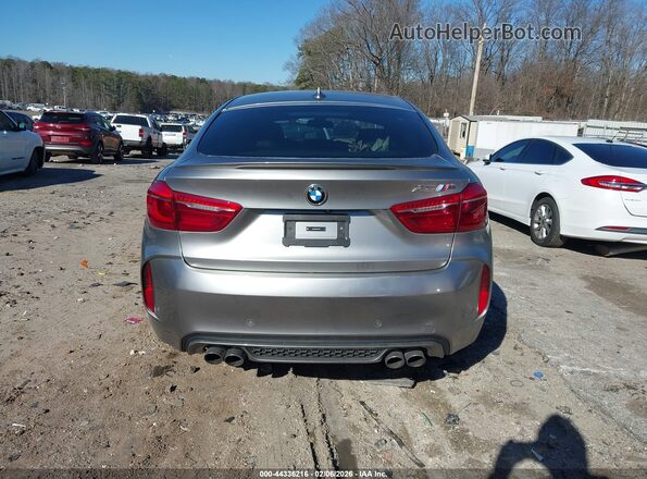 5YMKW8C56G0R43105 2016 BMW X6 M Gray 