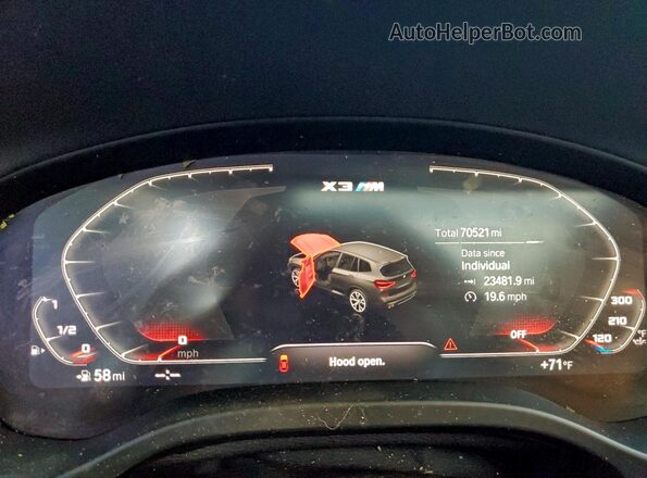 5YMTS0C08M9F54028 2021 BMW X3 Gray 