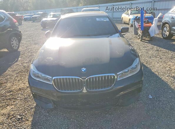 WBA7F0C55GGL99569 2016 BMW 7 SERIES Black Vista trasera