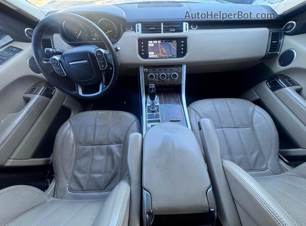 SALWR2VF4GA649550 2016 LAND ROVER RANGE White Вид щитка приладів