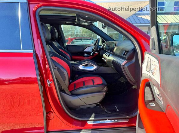 4JGFB6BB0MA450099 2021 MERCEDES-BENZ GLE Red Вид ззаду