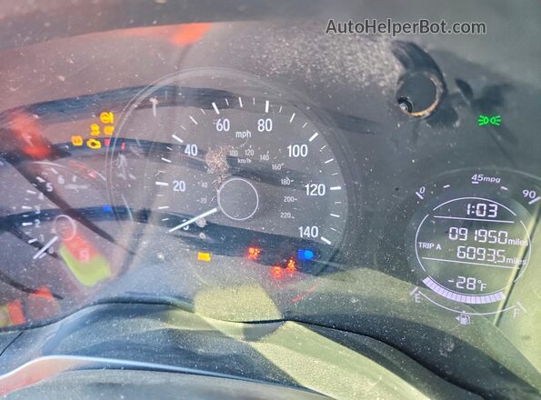 3CZRU5H30LM718246 2020 HONDA HR-V Black Widok tylnych siedzeń