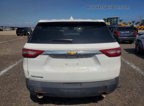 1GNERFKW4JJ107636 2018 CHEVROLET TRAVERSE Белый Вид салона спереди