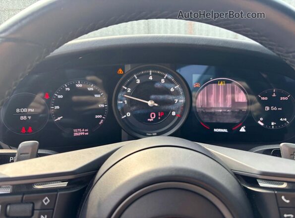 WP0CB2A93LS262748 2020 PORSCHE 911 Black ხელსაწყოთა პანელის ხედი