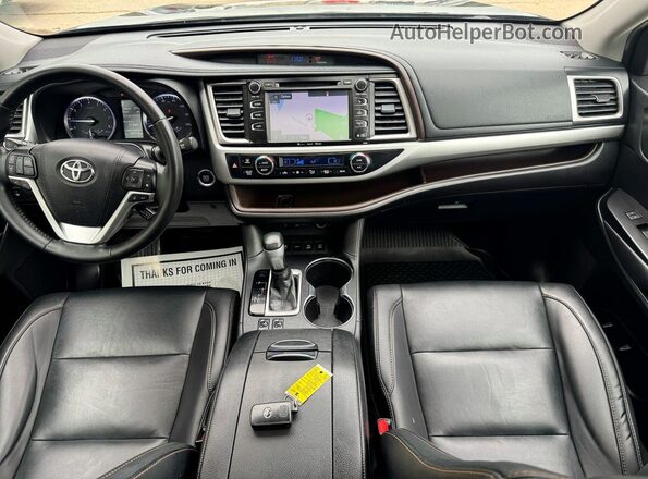 5TDJZRFH8KS950263 2019 TOYOTA HIGHLANDER Black 