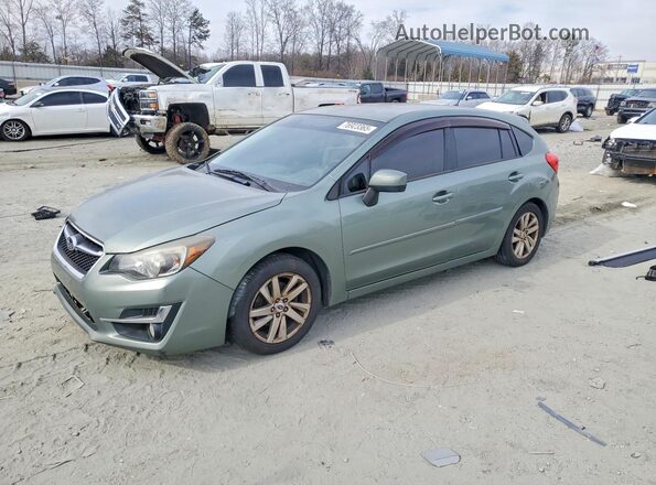 JF1GPAB6XGH221902 2016 SUBARU IMPREZA Зеленый Задняя левая четверть
