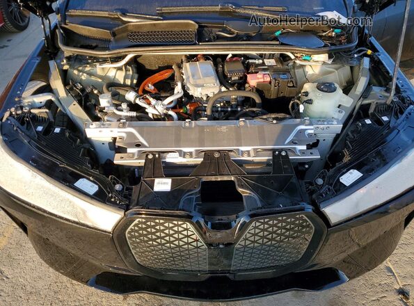 WB523CF07NCJ69751 2022 BMW IX Black Vista de la etiqueta del VIN
