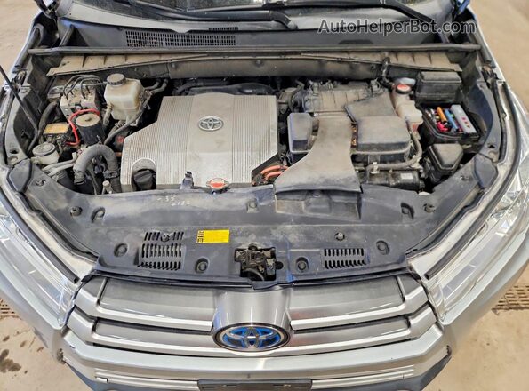 5TDJGRFH7HS026430 2017 TOYOTA HIGHLANDER HYBRID Silver 