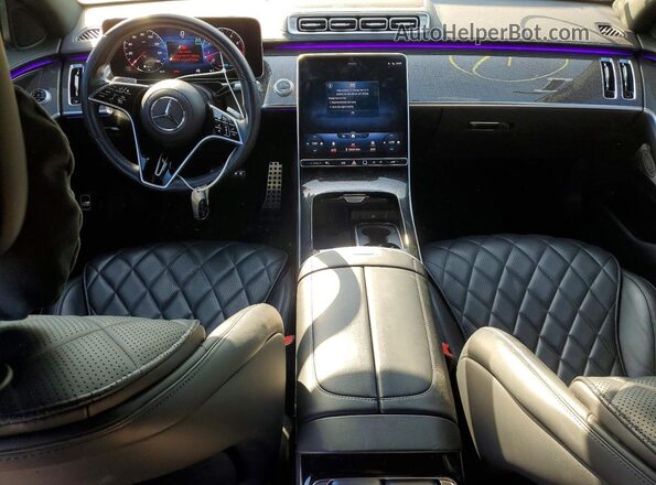 W1K6G7GB7NA105860 2022 MERCEDES-BENZ S Black Вид щитка приладів