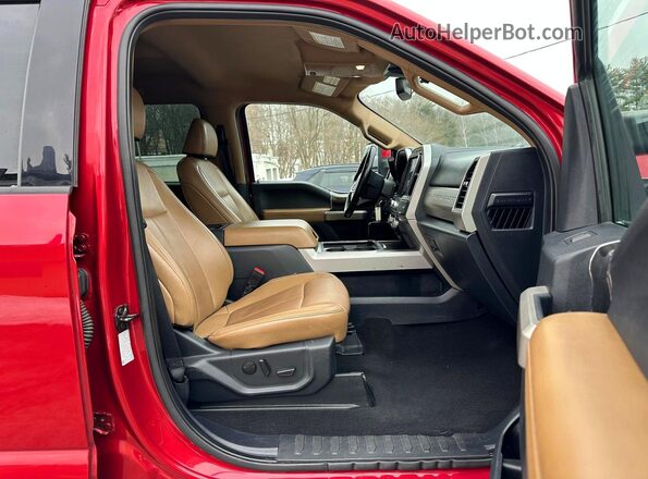 1FT8W3DT2NEC57260 2022 FORD F350 Red Вид ззаду
