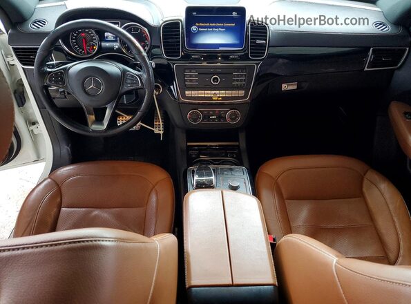 4JGED6EB6KA137329 2019 MERCEDES-BENZ GLE White ხელსაწყოთა პანელის ხედი