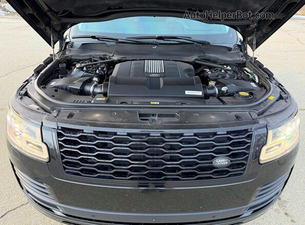 SALGS5SE0LA579304 2020 LAND ROVER RANGE Black წინა პანელის ხედი