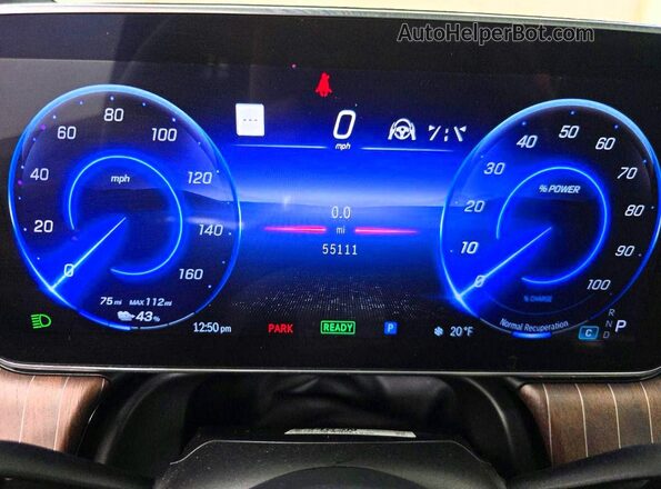 4JGGM2CB7PA001996 2023 MERCEDES-BENZ EQE Gray Vista del salpicadero
