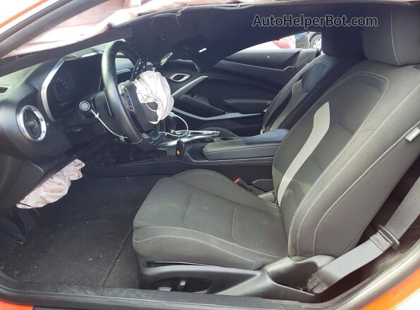 1G1FF1R7XM0131028 2021 CHEVROLET CAMARO Orange წინა პანელის ხედი