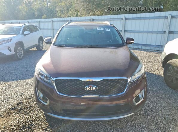 5XYPH4A53JG385610 2018 KIA SORENTO Maroon 