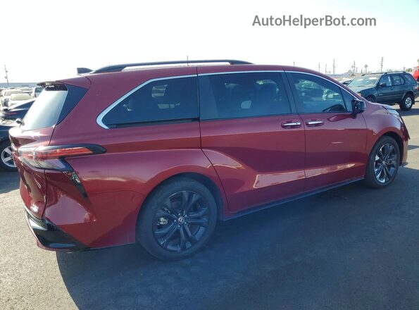 5TDDRKEC5PS170450 2023 TOYOTA SIENNA Красный Передняя правая четверть