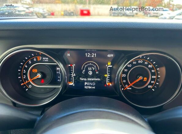 1C6JJTAG1LL119250 2020 JEEP GLADIATOR Black Dashboard view