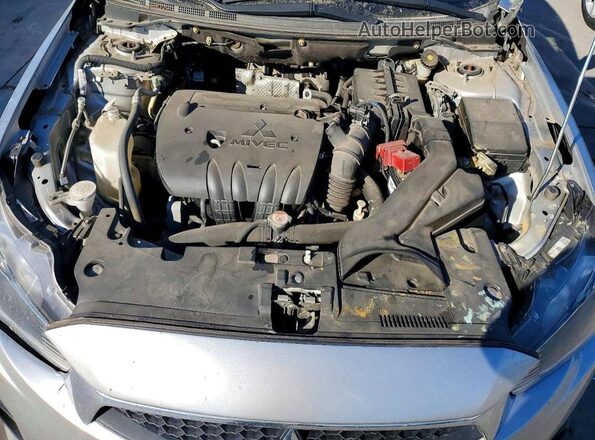 JA32U2FU2GU005026 2016 MITSUBISHI LANCER Silver Engine compartment view