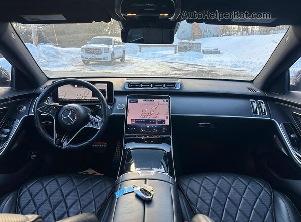 W1K6G7GB3MA048717 2021 MERCEDES-BENZ S Синий 