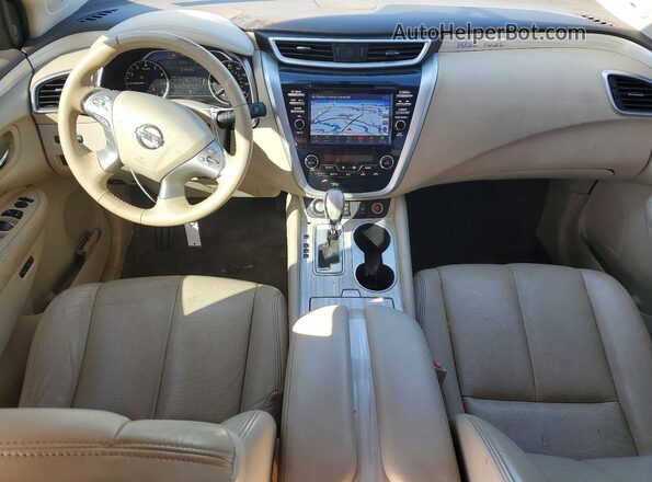 5N1AZ2MG6HN163601 2017 NISSAN MURANO White Instrument cluster view