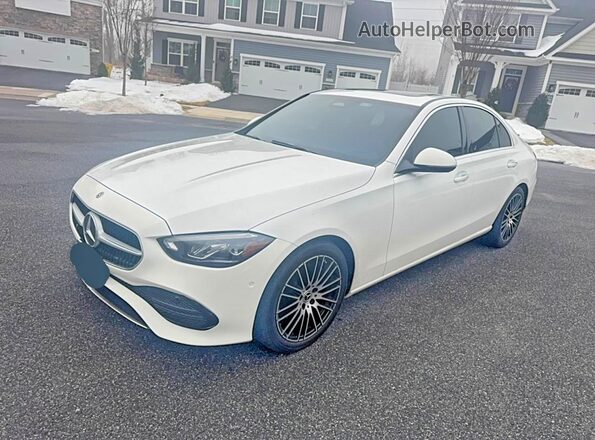 W1KAF4HB6PR136757 2023 MERCEDES-BENZ C Белый Задняя правая четверть