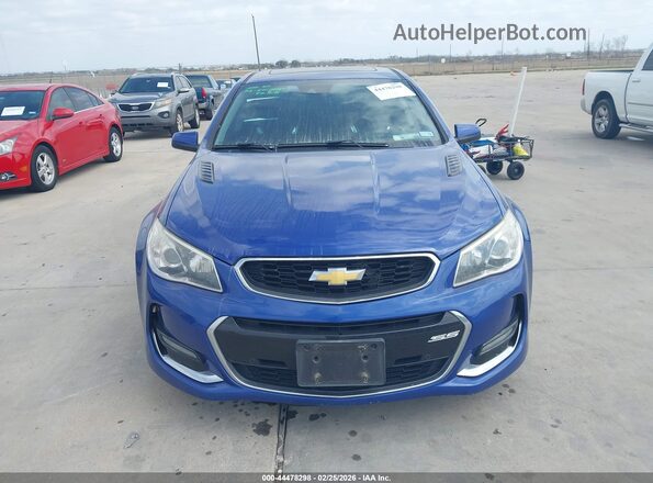 6G3F15RW5HL305230 2017 CHEVROLET SS Blue Widok zestawu wskaźników