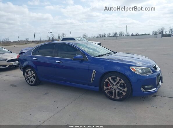 6G3F15RW5HL305230 2017 CHEVROLET SS Blue Widok wnętrza z tyłu