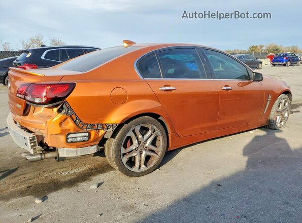 6G3F25RW1HL305500 2017 CHEVROLET SS Оранжевый Задняя правая четверть