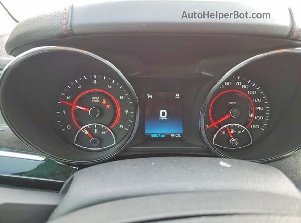 6G3F25RW1HL305500 2017 CHEVROLET SS Оранжевый Вид щитка приборов