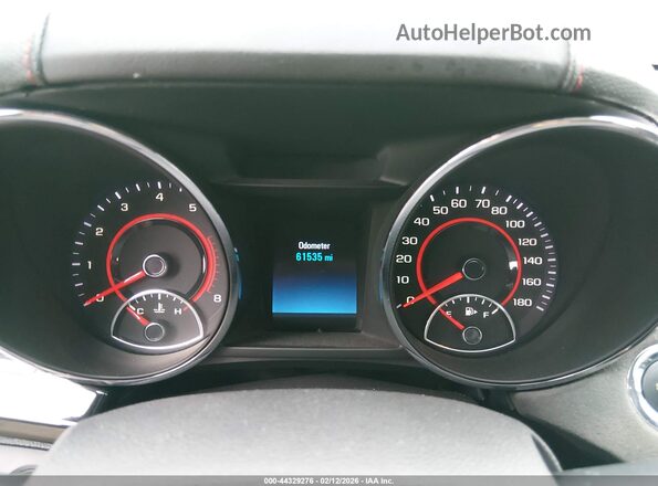 6G3F25RW9HL305342 2017 CHEVROLET SS Gray Вид задніх сидінь