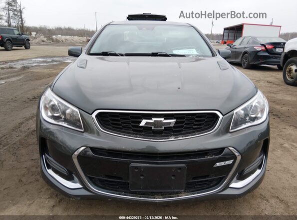 6G3F25RW9HL305342 2017 CHEVROLET SS Gray Вид щитка приладів