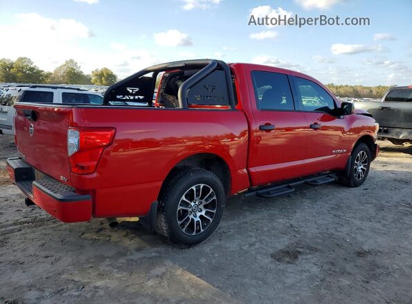1N6AA1EFXNN105883 2022 NISSAN TITAN Red Առջևի աջ