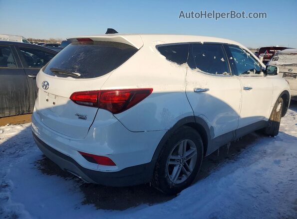 5NMZTDLB8JH090518 2018 HYUNDAI SANTA FE White 