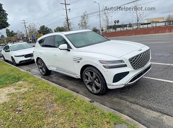 KMUHEESCXSU269592 2025 GENESIS GV80 White 