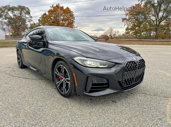 WBA13AR09MCF20741 2021 BMW M4 Черный Задняя левая четверть