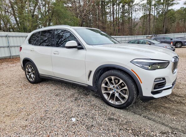 5UXCR6C53KLL35234 2019 BMW X5 White წინა ხედი