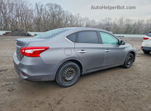 3N1AB7AP6KY354877 2019 NISSAN SENTRA Gray 