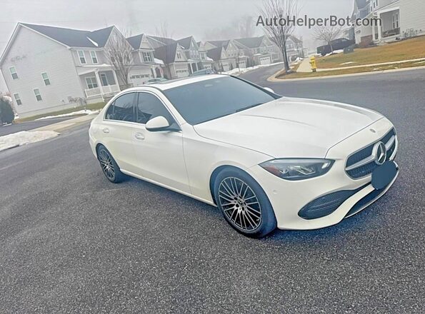 W1KAF4HB6PR136757 2023 MERCEDES-BENZ C Белый Задняя левая четверть