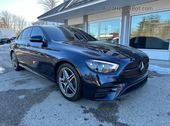 W1KZF8EBXNB026153 2022 MERCEDES-BENZ E Синий Задняя левая четверть