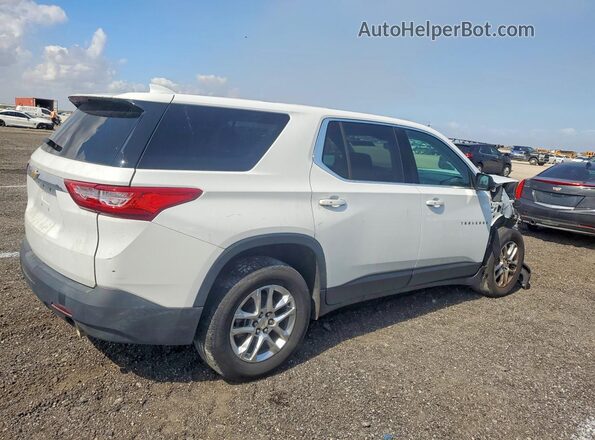 1GNERFKW4JJ107636 2018 CHEVROLET TRAVERSE Белый Передняя правая четверть