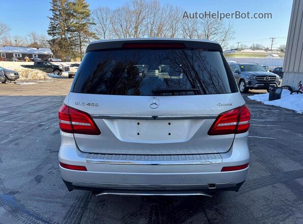 4JGDF6EEXJB178409 2018 MERCEDES-BENZ GLS Silver VIN կոդի պիտակի տեսք
