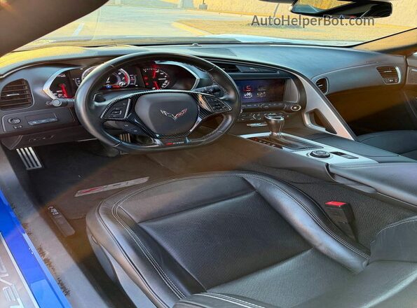 1G1YS2D60K5605674 2019 CHEVROLET CORVETTE Blue 