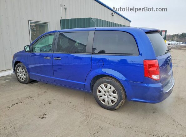 2C4RDGBG8KR657149 2019 DODGE GRAND Синий Задняя правая четверть