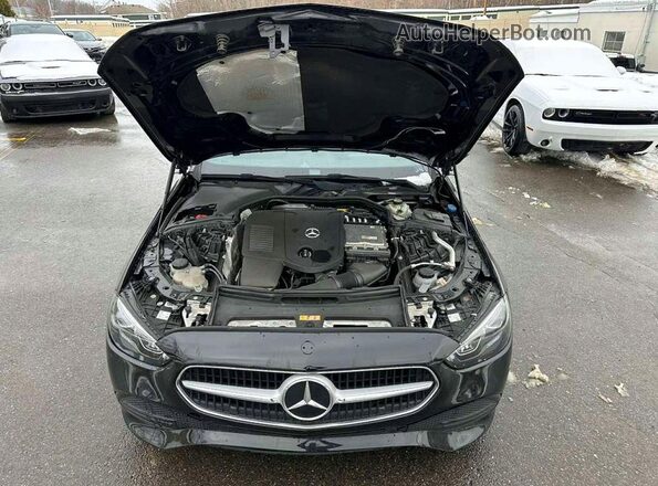 W1KAF4GB8PR095842 2023 MERCEDES-BENZ C-CLASS Black Rear seats view